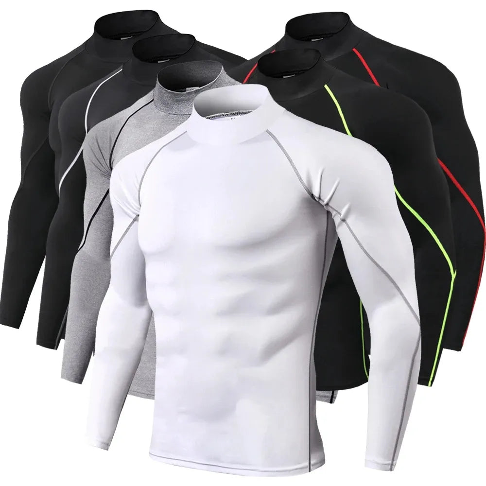 Haut de Compression Manches Longues pour Homme : Confort Supérieur, Compression Ciblée et Style Performant pour des Entraînements à la Hauteur de vos Ambitions !