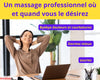 Pistolet de Massage Musculaire avec 30 Vitesses Réglable Pour Soulager vos Douleurs &amp; Courbatures